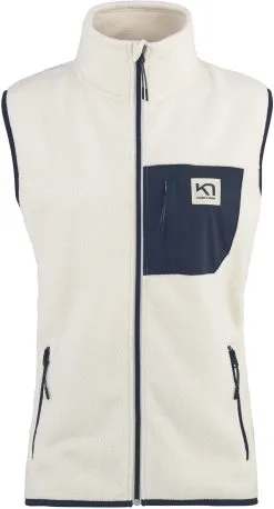 Kari Traa R&oslash;the Vest Damer, Beige/r&oslash;d