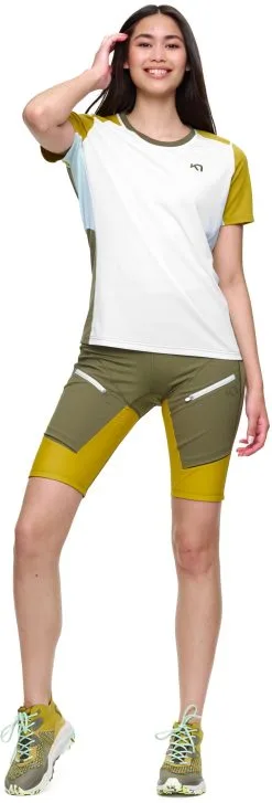 Kari Traa Sanne Vandretr&oslash;je Damer, Hvid/oliven