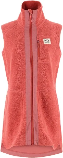 Kari Traa Sanne Pile Vest Women, Beige