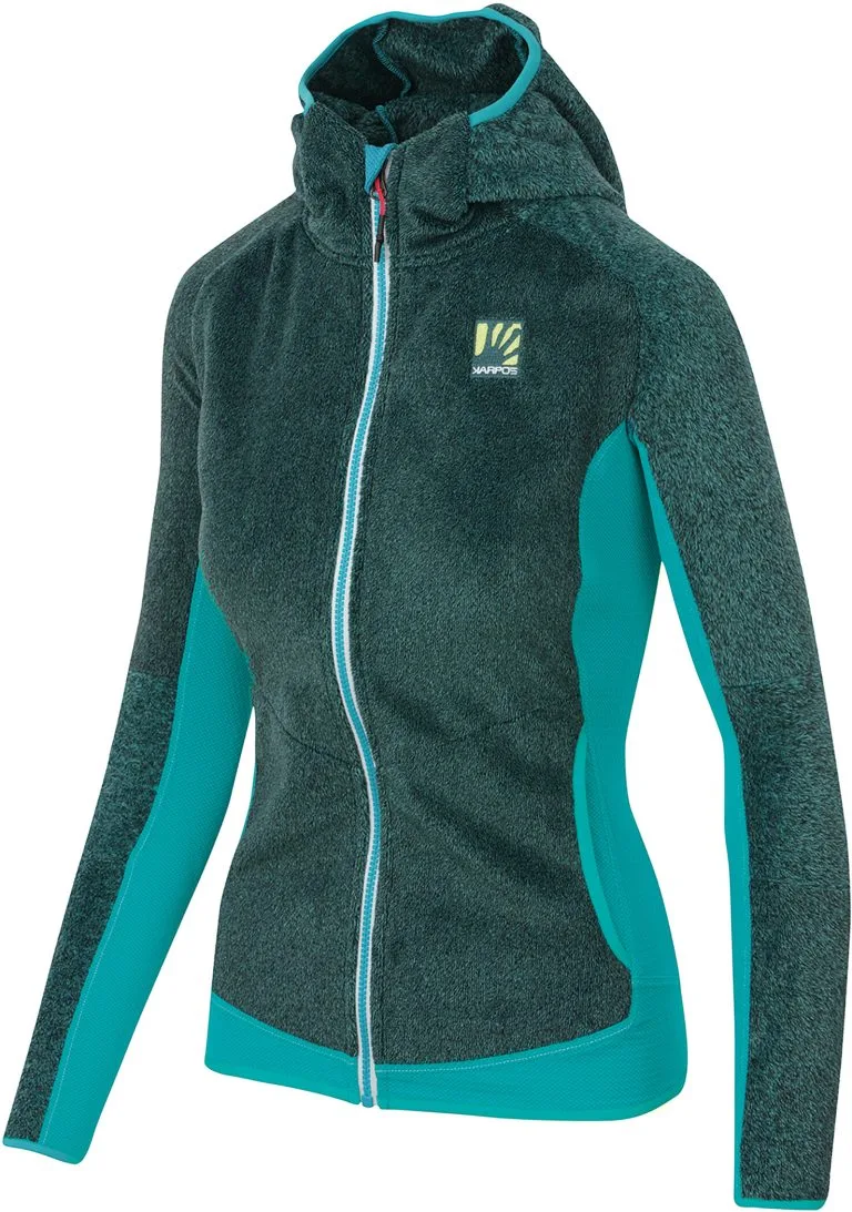 Karpos Trecime Fleecejakke Damer, Grøn/turkis 3 Karpos Trecime Fleecejakke Damer, Grøn/turkis