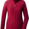 Killtec 8 Fleecejakke Damer, Rød 1 Killtec 8 Fleecejakke Damer, Rød -Campingtøj Butik killtec 8 fleece jacket women deep red 2