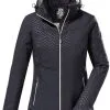 Killtec Kos 176 Softshelljakke Damer, R&oslash;d -Campingtøj Butik killtec kos 176 softshell jacket women dark navy 2