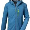 Killtec Kos 61 Softshell Jakke Drenge, Grå 2 Killtec Kos 61 Softshell Jakke Drenge, Grå -Campingtøj Butik killtec kos 61 sofshell jacket boys blue 2 1