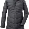 Killtec KOW 150 Quiltet Parka Damer, Oliven 2 Killtec KOW 150 Quiltet Parka Damer, Oliven -Campingtøj Butik killtec kow 150 quilted parka women anthracite 2