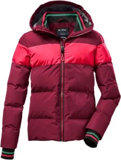 Killtec KOW 192 Quiltet Jakke Piger, R&oslash;d
