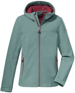 Killtec KOW 194 Softshell-jakke Piger, Bl&aring;