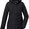 Killtec KOW 61 Quiltet Jakke Damer, Sort -Campingtøj Butik killtec kow 61 quilted jacket women black 2