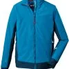 Killtec KOW 89 Softshell-jakke Herrer, Bl&aring; -Campingtøj Butik killtec kow 89 softshell jacket men skylight dark petrol 2
