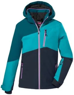 Killtec KSW 166 Skijakke Piger, Pink/sort