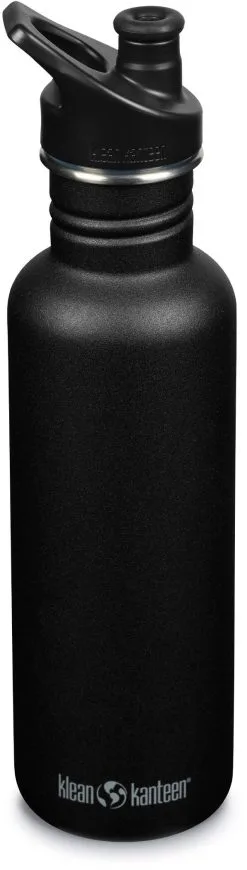 Klean Kanteen Classic Flaske 800ml Med Sport Cap, R&oslash;d