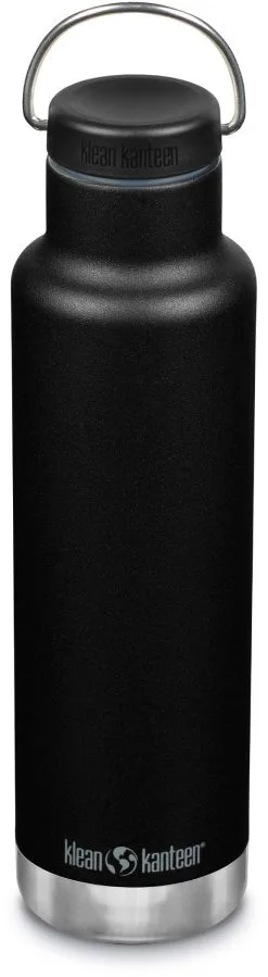 Klean Kanteen Classic VI Flaske 592ml Med Loop Cap, Sort