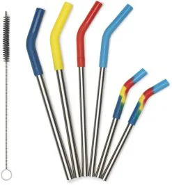 Klean Kanteen Halm 6 Pack Combo, Farverig