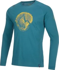 La Sportiva Cross Section Top Med Lange &aelig;rmer Herrer, Petroleumsgr&oslash;n