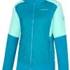 La Sportiva Kap Hybrid H&aelig;ttetr&oslash;je Damer, Bl&aring;/turkis -Campingtøj Butik la sportiva kap hybrid hoody women crystal turquoise 2