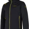 La Sportiva Sirius Evo Shell Jakke Herrer, Bl&aring; -Campingtøj Butik la sportiva sirius evo shell jacket men black yellow 2