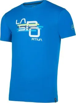 La Sportiva Stripe Cube T-Shirt Men, Bl&aring;