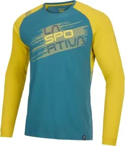 La Sportiva Stripe Evo Top Med Lange &aelig;rmer Herrer, Bl&aring;