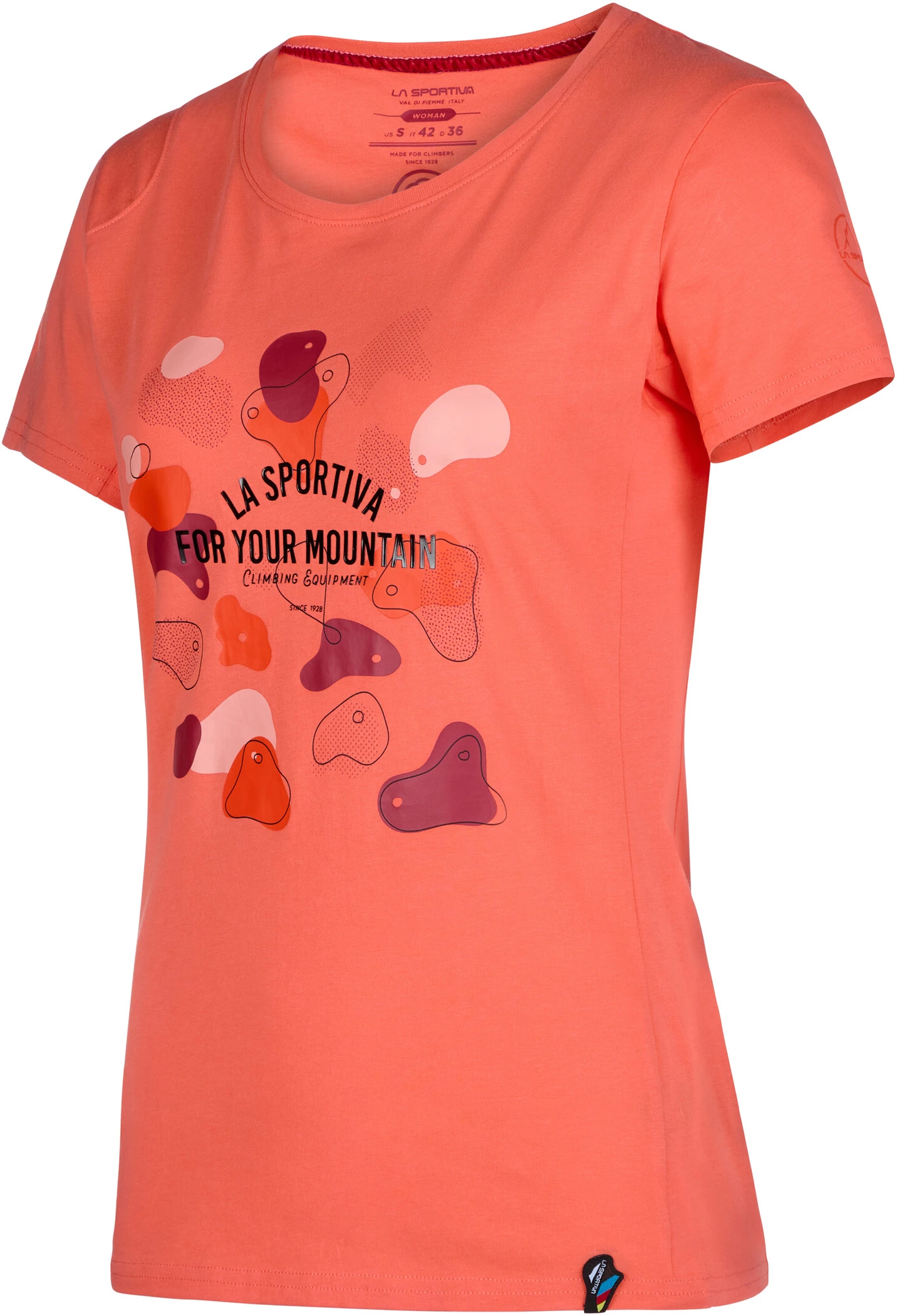 La Sportiva Volumes T-Shirt Women, Petroleumsgrøn 3 La Sportiva Volumes T-Shirt Women, Petroleumsgrøn