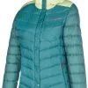 La Sportiva Wild Dunjakke Damer, Petroleumsgrøn 2 La Sportiva Wild Dunjakke Damer, Petroleumsgrøn -Campingtøj Butik la sportiva wild down jacket women alpine celadon 2