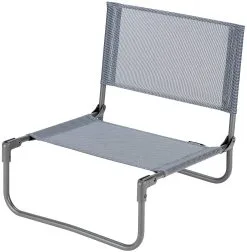 Lafuma Mobilier CB Strandstol Med Cannage Phifertex, Beige/sort