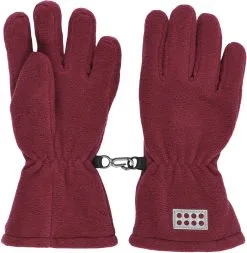 LEGO Wear Lwazun 722 Fleecehandsker B&oslash;rn, R&oslash;d