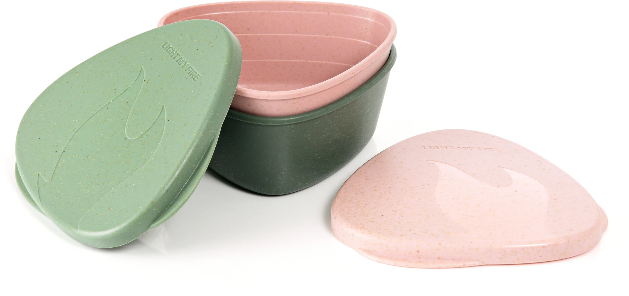 Light My Fire SnapBox Original BIO 2-pak, Blå/gul 3 Light My Fire SnapBox Original BIO 2-pak, Blå/gul