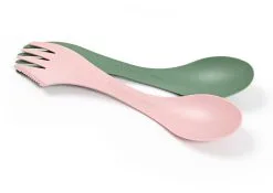 Light My Fire Spork Lefty BIO 2-pak, Gr&oslash;n/pink