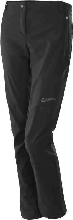 Loeffler L&ouml;ffler Alaska Active Stretch Warm Funktionelle Bukser Damer, Sort