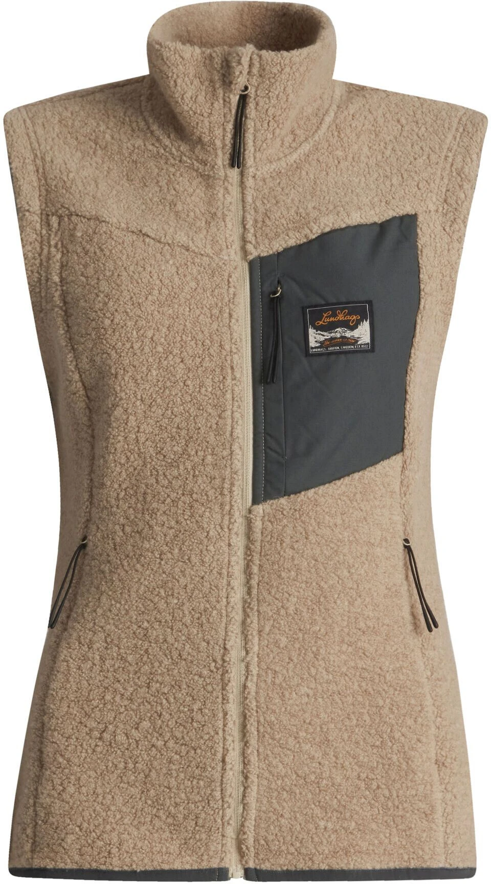 Lundhags Flok Wool Pile Vest Women, Grå 3 Lundhags Flok Wool Pile Vest Women, Grå