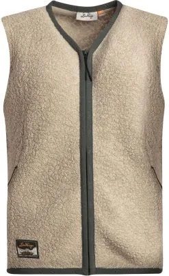 Lundhags Flok Wool Pile Vest Damer, Beige