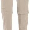 Maier Sports Inara Slim Bukser Damer, Beige 1 Maier Sports Inara Slim Bukser Damer, Beige -Campingtøj Butik maier sports inara slim zip off pants women feather gray 5 1