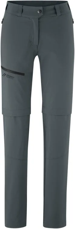Maier Sports Latit Zip-off Bukser Damer, Gr&aring;