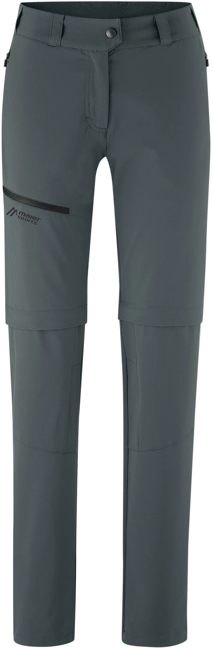 Maier Sports Latit Zip-off Bukser Damer, Grå 3 Maier Sports Latit Zip-off Bukser Damer, Grå