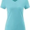 Maier Sports Trudy T-shirt Damer, Violet 2 Maier Sports Trudy T-shirt Damer, Violet -Campingtøj Butik maier sports trudy polo shirt women angel blue 2 1