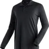 Maier Sports Ulrich L/S Polo Shirt Men, Blå 1 Maier Sports Ulrich L/S Polo Shirt Men, Blå -Campingtøj Butik maier sports ulrich l s polo shirt men black 3 1