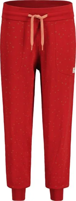 Maloja PianaM. &Oslash;kologiske Sweatpants Damer, R&oslash;d