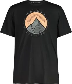Maloja UlmsM. Mountain T-shirt Herrer, Sort