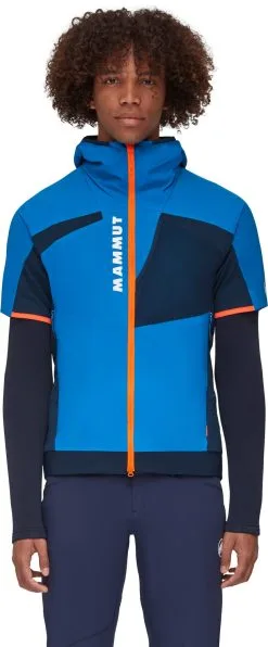 Mammut Aenergy IN Hybrid Vest Med H&aelig;tte Herrer, Bl&aring;