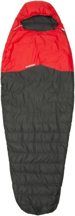 Mammut Nordic Down Spring Sovepose 195cm, Sort/r&oslash;d