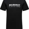 Mammut Trovat Logo T-Shirt Men, Bl&aring; -Campingtøj Butik mammut trovat t shirt logo men black 5