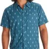 Marmot Aerobora Novelty SS Shirt Men, Beige/grøn 1 Marmot Aerobora Novelty SS Shirt Men, Beige/grøn -Campingtøj Butik marmot aerobora novelty ss shirt men dusty teal leaf 4