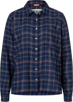 Marmot Fairfax Boyfriend Midweight Flannel LS Skjorte Damer, Beige