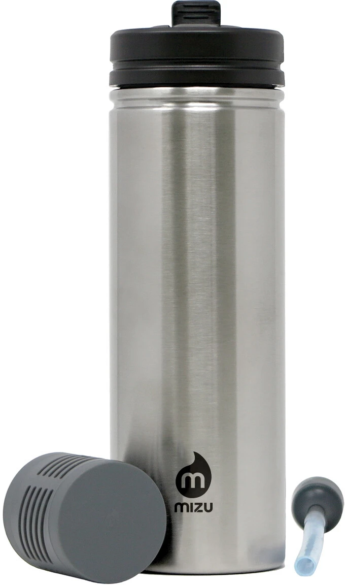 MIZU M9 - 360 A KIT Flaske 900 Ml, Sølv 3 MIZU M9 - 360 A KIT Flaske 900 Ml, Sølv