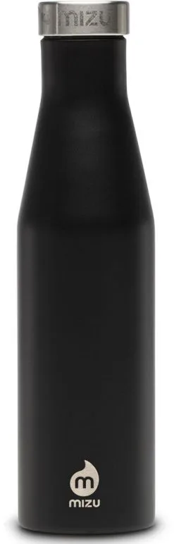 MIZU S6 Drikkeflaske Med L&aring;g I Rustfrit St&aring;l 600ml, Gr&oslash;n