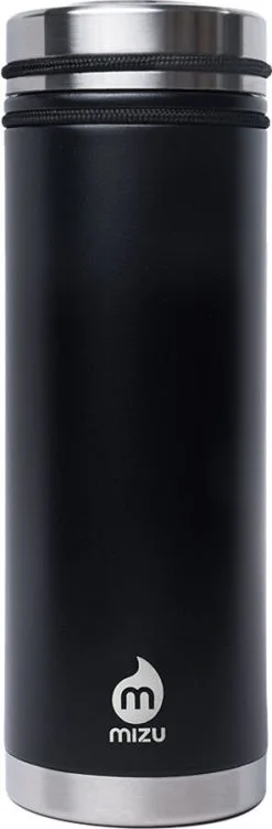 MIZU V7 Termoflaske Med V-l&aring;g 700ml Rustfri, Sort