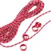 MSR Reflective Utility Sn&oslash;res&aelig;t, R&oslash;d -Campingtøj Butik msr reflective utility cord kit red 1
