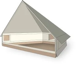 Nordisk Midgard Annex Small Apsis-forbindelse Lille, Beige