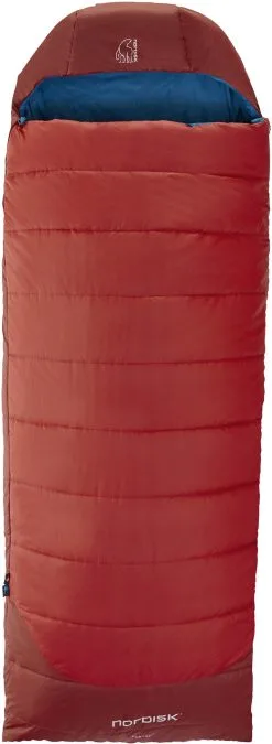 Nordisk Puk +10 Blanket Sovepose L, R&oslash;d/bl&aring;