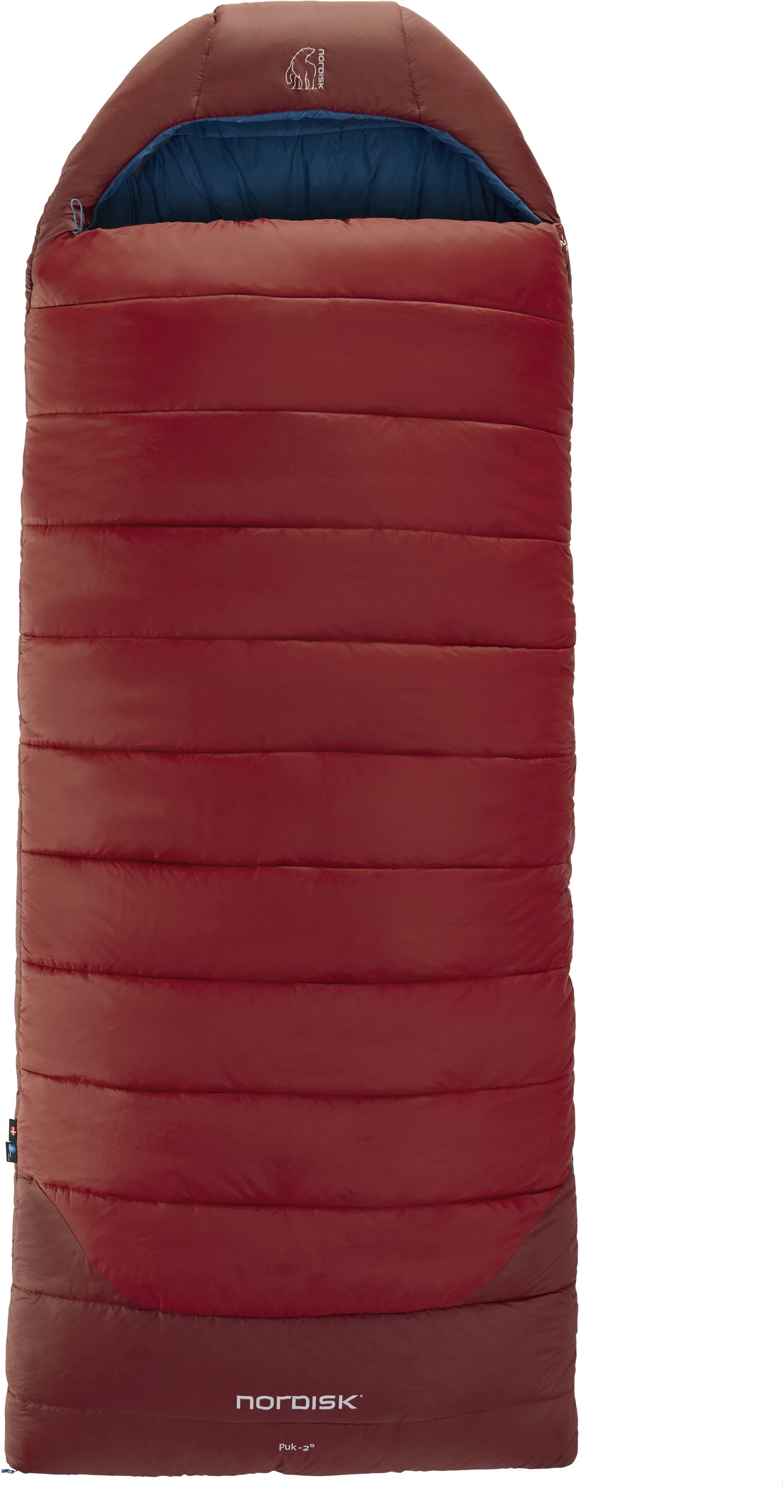 Nordisk Puk -2 Blanket Sovepose L, Rød/blå 3 Nordisk Puk -2 Blanket Sovepose L, Rød/blå