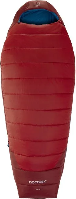 Nordisk Puk +4 Egg Sovepose M, R&oslash;d/bl&aring;